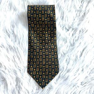 Scappino Men Tie 100% Silk Hand made necktie Classic Length Tie Made In Italy